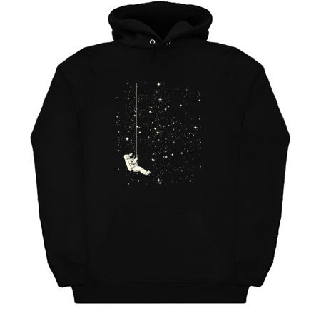 Solitude Black And White Dark Space Astronaut Minimalist by Tobe Fonseca tiny thumbnail