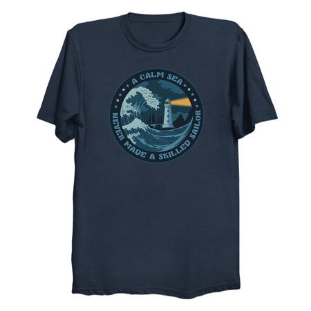 Kanagawa Wave a Calm Sea Never Made a Skilled Sailor by Tobe Fonseca tiny thumbnail