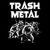 Trash Metal T-Shirt: Raccoons Playing Heavy Metal Instruments tiny thumbnail