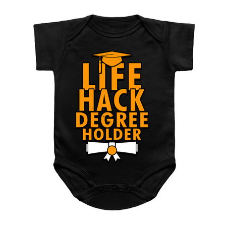 Life Hack Degree Holder Funny Graduation Gift tiny thumbnail