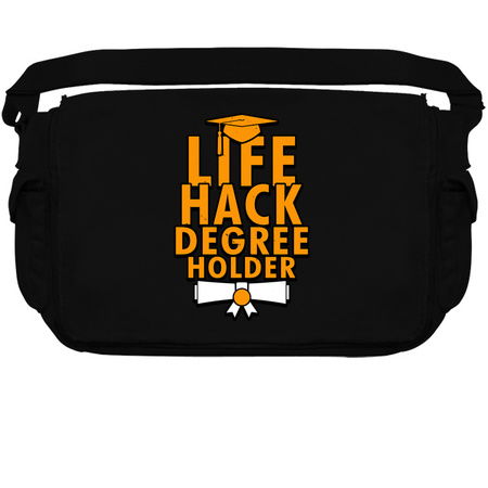 Life Hack Degree Holder Funny Graduation Gift tiny thumbnail