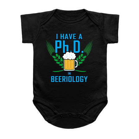 PhD In Beeriology Party Gift For Beer Drinkers tiny thumbnail