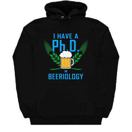 PhD In Beeriology Party Gift For Beer Drinkers tiny thumbnail