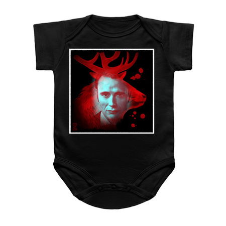 Hannibal Blood Red Stag Cross Process Double Exposure tiny thumbnail