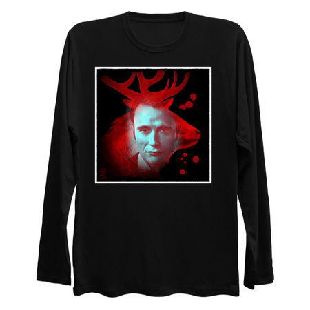 Hannibal Blood Red Stag Cross Process Double Exposure tiny thumbnail