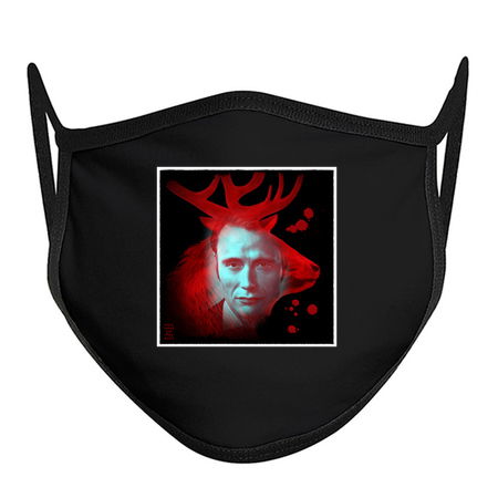 Hannibal Blood Red Stag Cross Process Double Exposure tiny thumbnail