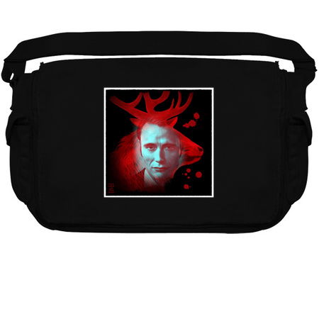 Hannibal Blood Red Stag Cross Process Double Exposure tiny thumbnail