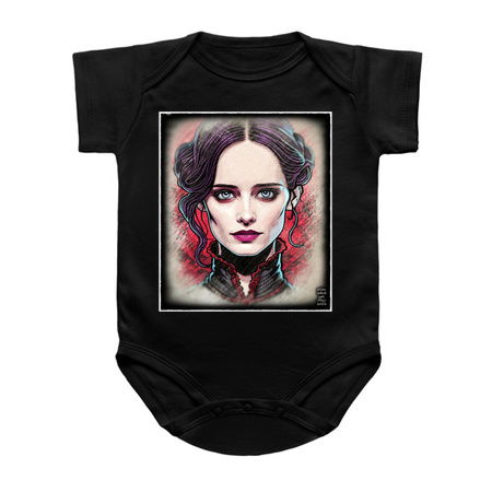 Eva Green Colored Pencils Comic Style Portrait tiny thumbnail