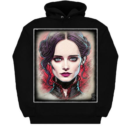 Eva Green Colored Pencils Comic Style Portrait tiny thumbnail