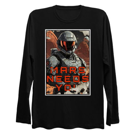 Mars Needs You Distressed Martian Marine Advertisement tiny thumbnail