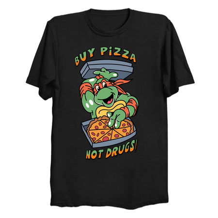 buy pizza not Drugs Teenage mutant ninja turtles tiny thumbnail