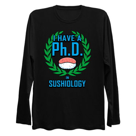 Funny PhD In Sushiology Gift For Sushi Lovers tiny thumbnail