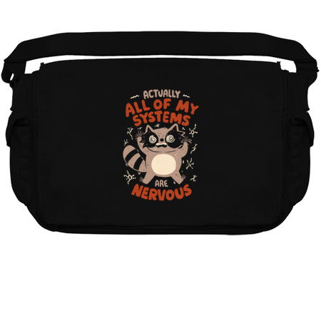 Nervous System - Funny Sarcasm Anxiety Raccoon Gift tiny thumbnail