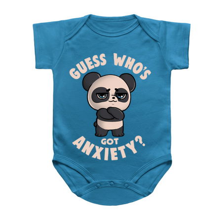 Guess Whos Got Anxiety - Funny Sarcasm Anxiety Cute Panda Bear Gift tiny thumbnail