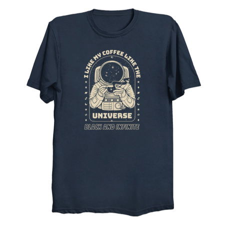 I like my coffee like my universe - black and infinite astronaut by Tobe Fonseca tiny thumbnail