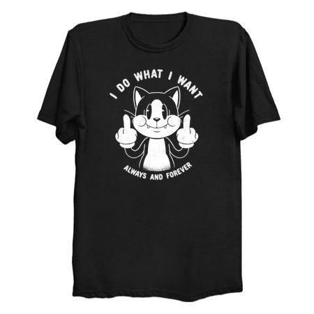 I Do What I Want Funny Cat by Tobe Fonseca tiny thumbnail
