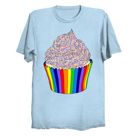 Vanilla Cupcake with Rainbow Sprinkles tiny thumbnail