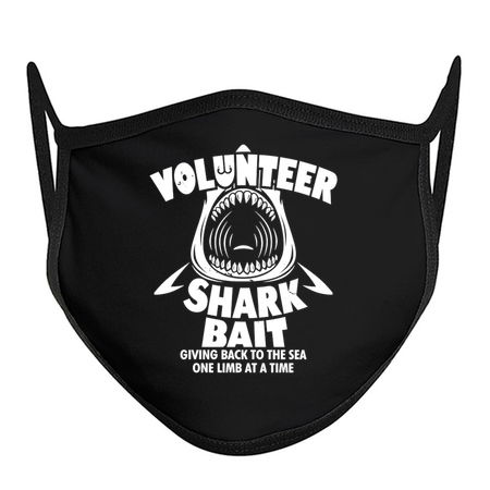 Volunteer Shark Bait Funny Summer Shark Vintage Meme tiny thumbnail