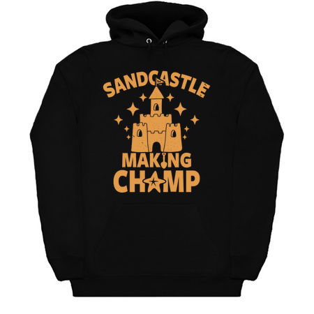 Sandcastle Making Champion Cool Summer Beach Poster tiny thumbnail