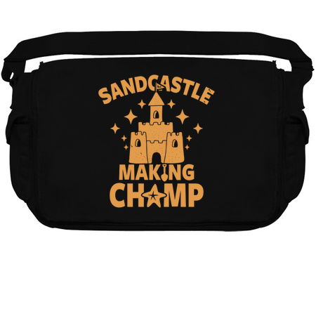 Sandcastle Making Champion Cool Summer Beach Poster tiny thumbnail