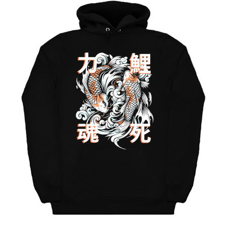 Tranquil Koi Fish T-Shirt: Japanese Aesthetic with Peaceful Koi tiny thumbnail