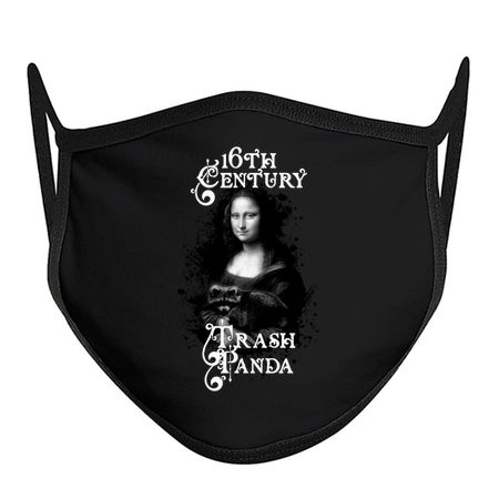 16th Century Trash Panda T-Shirt: Mona Lisa with Raccoon tiny thumbnail
