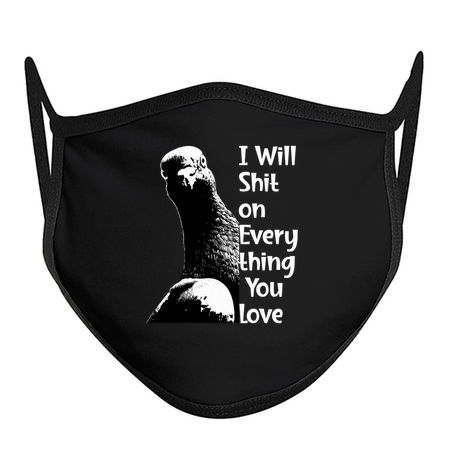 I Will Shit on Everything You Love T-Shirt: Humorous Pigeon Tee tiny thumbnail