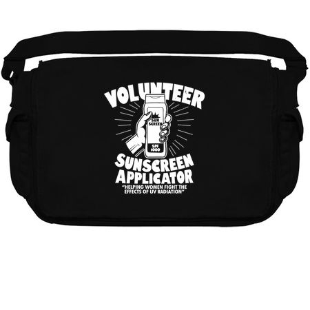 Volunteer Sunscreen Applicator Funny Original Summer Meme For Him Men tiny thumbnail