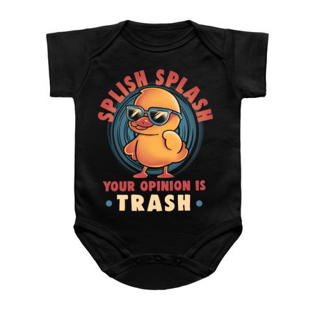 Your Opinion is Trash - Funny Sarcasm Cute Duck Gift tiny thumbnail