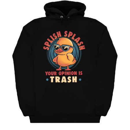 Your Opinion is Trash - Funny Sarcasm Cute Duck Gift tiny thumbnail