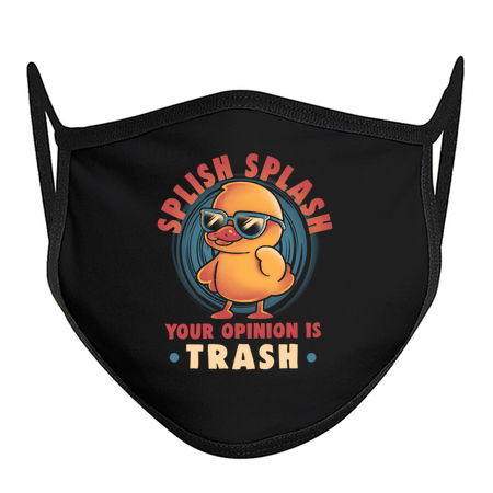 Your Opinion is Trash - Funny Sarcasm Cute Duck Gift tiny thumbnail