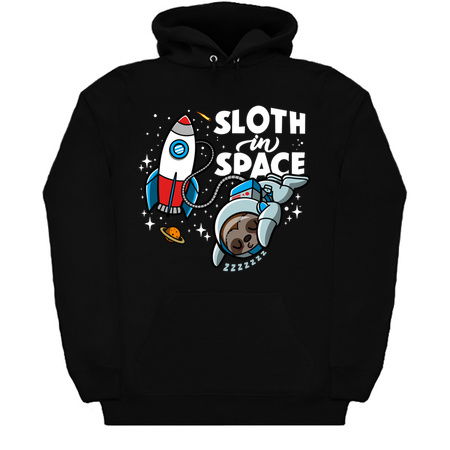 Sloth In Space Funny Cute Astronaut Lazy Sloth Cartoon tiny thumbnail