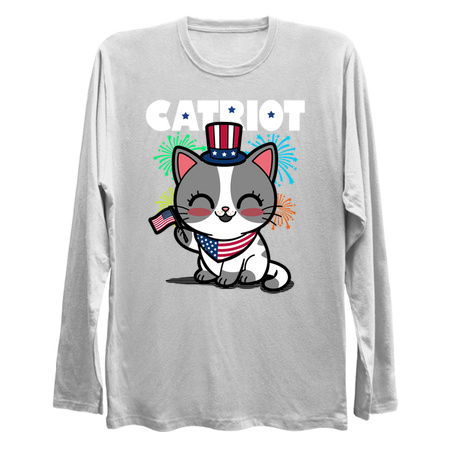 Catriot Cute Patriotic 4th Of July Cat Meme tiny thumbnail