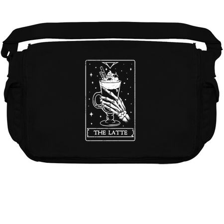 The Latte - Cool Pumpkin Latte Skull Skeleton Dark Tarot Card Gift tiny thumbnail