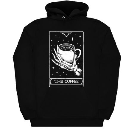 The Coffee - Cool Coffee Mug Skull Skeleton Dark Tarot Card Gift tiny thumbnail