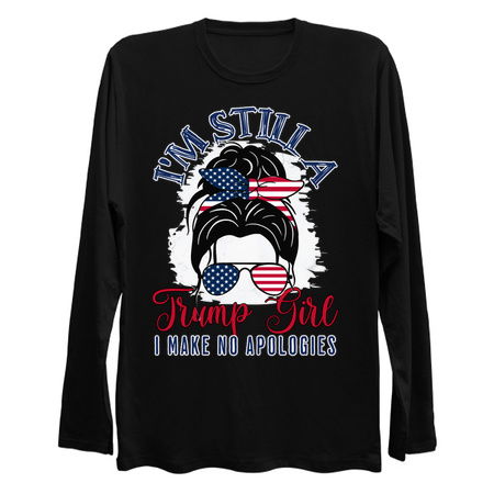 I'm Still A Trump Girl T-Shirt: No Apologies - Bold Political Statement Tee tiny thumbnail