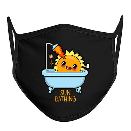 Cute Kawaii Sun Bathing Funny Summer Cartoon tiny thumbnail