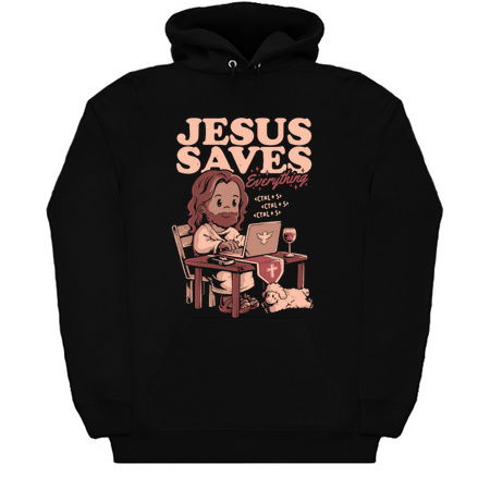 Jesus Saves Everything - Sarcasm Funny Christ Religion Gift tiny thumbnail