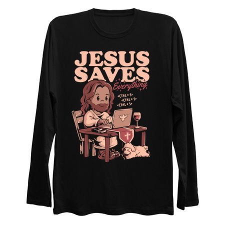 Jesus Saves Everything - Sarcasm Funny Christ Religion Gift tiny thumbnail