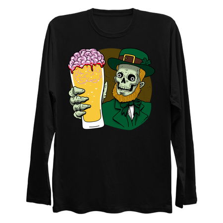 Irish Zombie Funny Beer Drinking Zombie tiny thumbnail