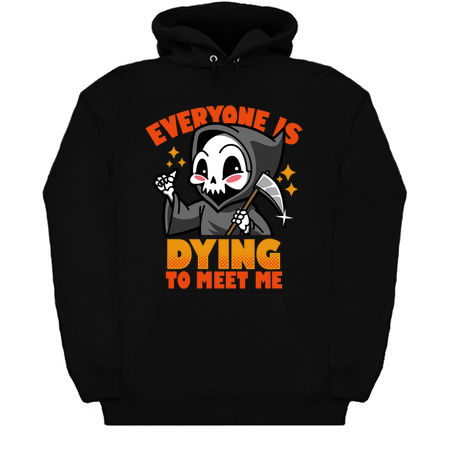 Funny Cute Grim Reaper Pun Dark Humor Meme tiny thumbnail
