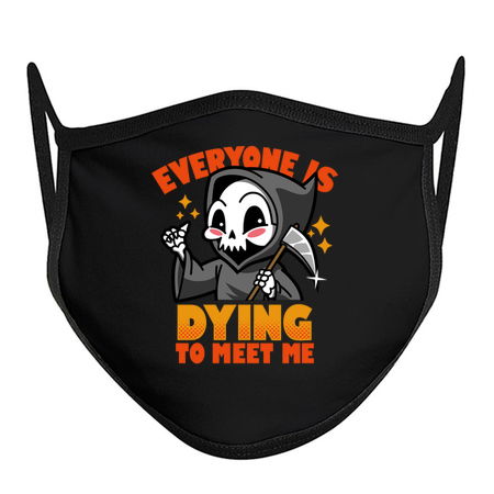 Funny Cute Grim Reaper Pun Dark Humor Meme tiny thumbnail