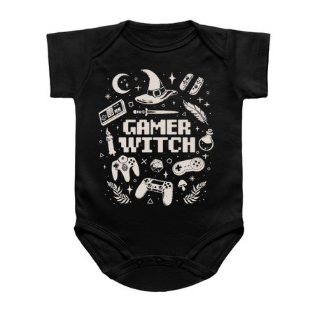 Gamer Witch - Dark Cool Goth Nerd Mystic Gaming Gift tiny thumbnail