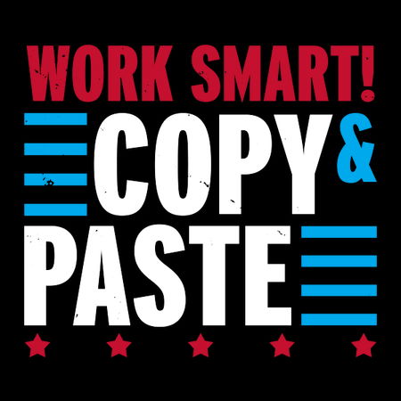 Vote Copy And Paste Funny Election Campaign Poster - NeatoShop