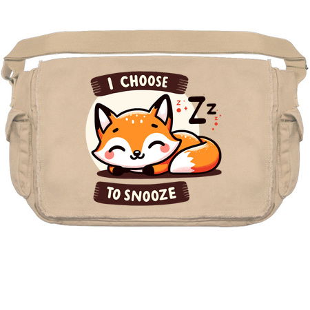 Choose To Snooze Cute Sleeping Fox tiny thumbnail