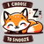 Choose To Snooze Cute Sleeping Fox tiny thumbnail