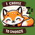 Choose To Snooze Cute Sleeping Fox tiny thumbnail