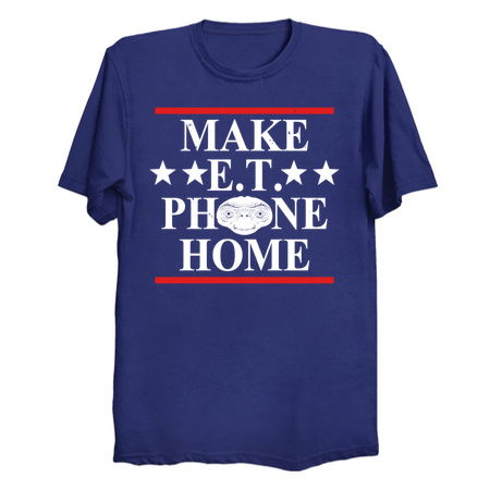 Make E.T. Phone Home Funny Political Alien Poster tiny thumbnail
