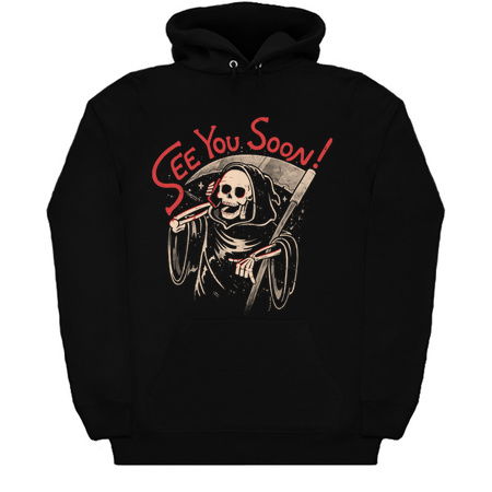 See You Soon - Sarcasm Funny Dark Skull Reaper Death Gift tiny thumbnail