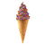 Rainbow Sprinkles Chocolate Ice Cream Cone tiny thumbnail